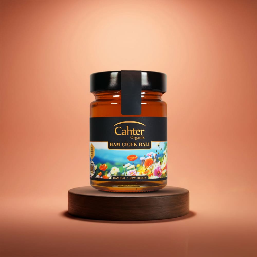 Organik Süzme Ham Çiçek Balı 450 gr