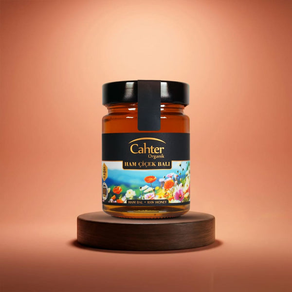 Organik Süzme Ham Çiçek Balı 450 gr