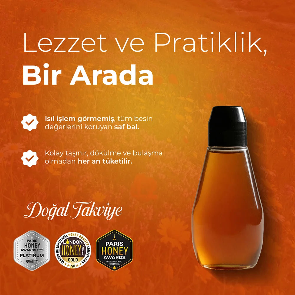 Ham Çiçek Balı Sıkma Ambalaj 350 gr