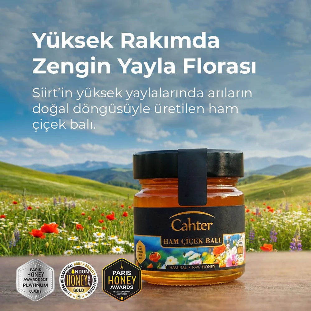 Organik Süzme Ham Çiçek Balı 300 gr