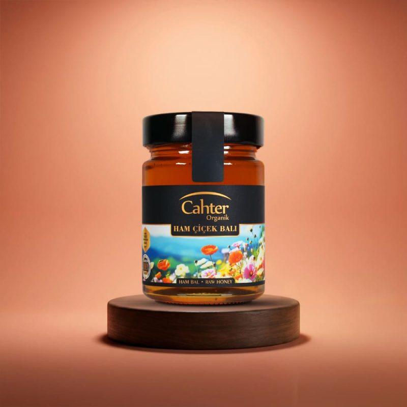 Organik Ham Çiçek Balı 450 gr