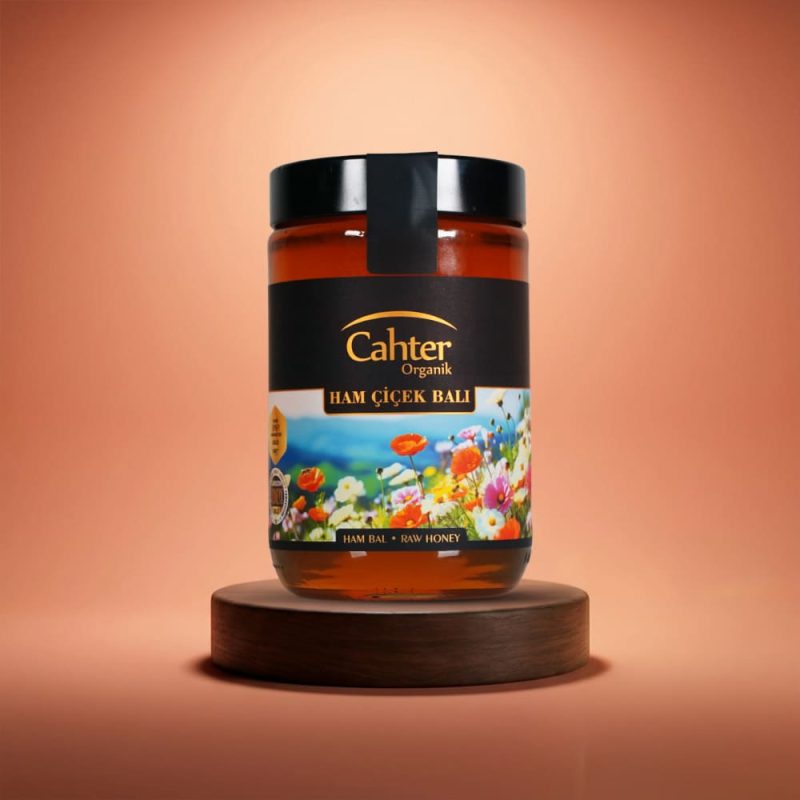 Organik Süzme Ham Çiçek Balı 850 gr