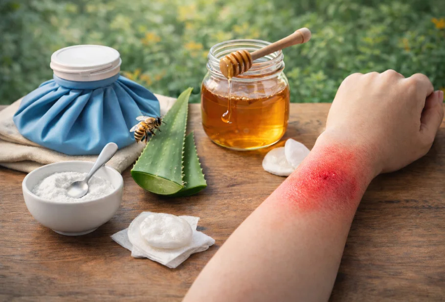 What is a good remedy for bee stings